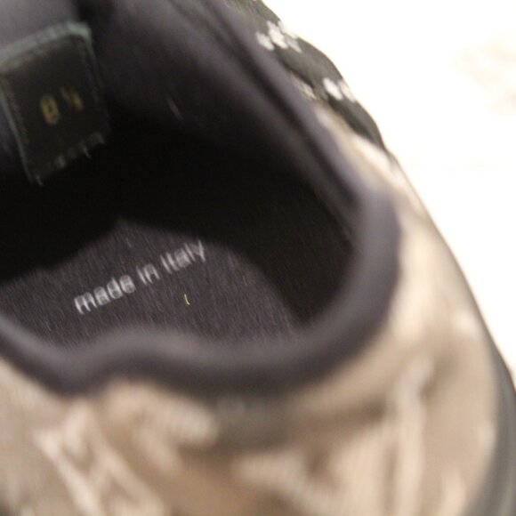 Louis Vuitton Fastlane Monogram Sneakers Black Denim LV size 8.5 - Picture 9 of 12